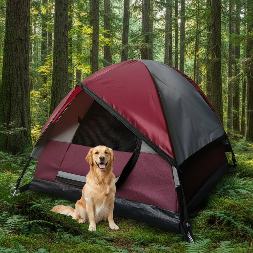 Portable Pet Camping Tent - Waggy World