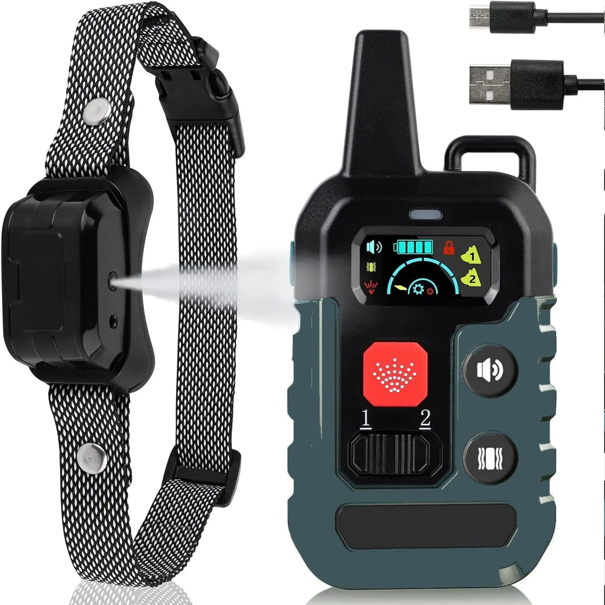 Pet Remote Spray Training Collar with Remote