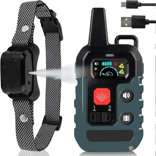 Pet Remote Spray Training Collar with Remote