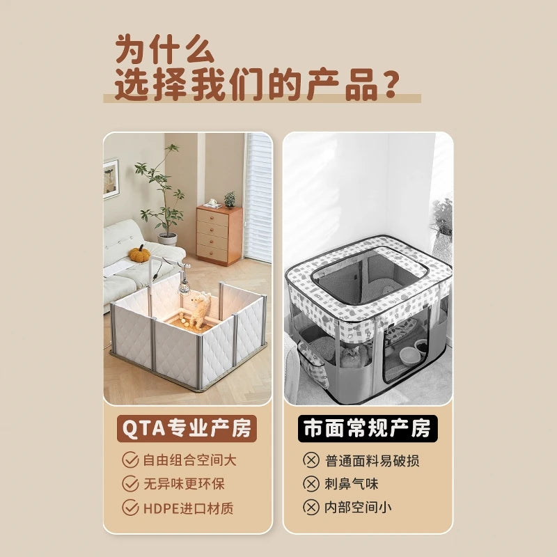 Pet Enclosed Kennel Universal Breeding Box