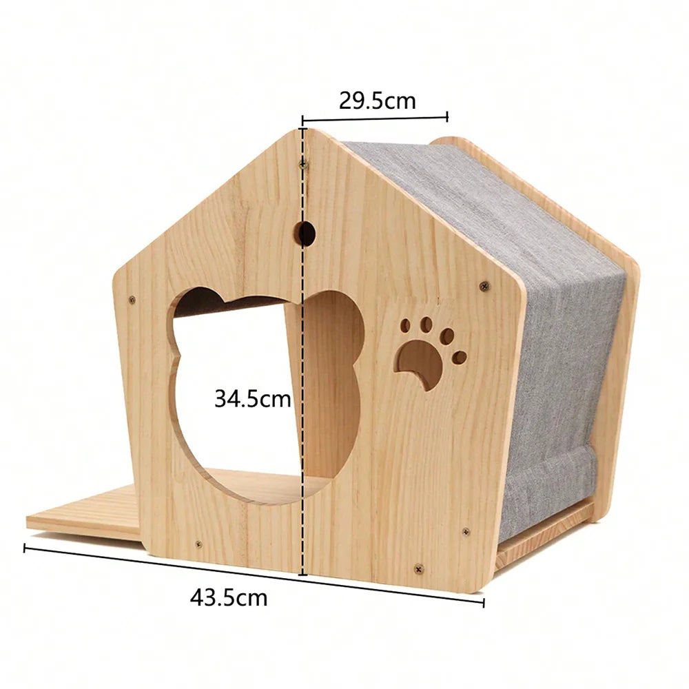 Wooden Cat Climbing Shelves