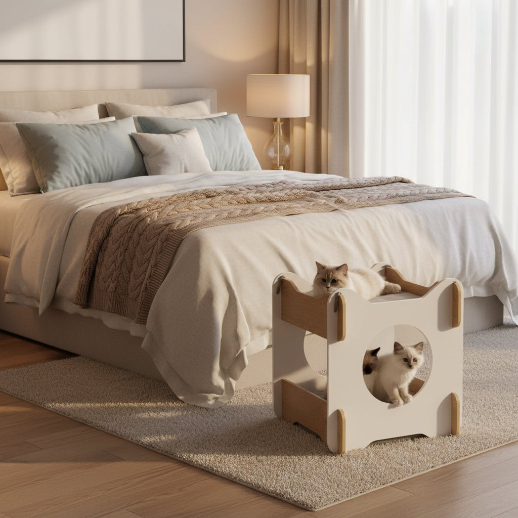 Luxury Wooden Pet House & Kennel - Waggy World