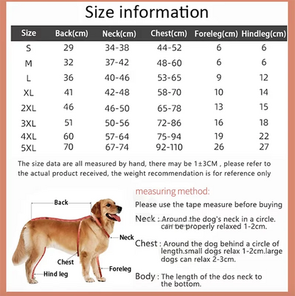 Warm Waterproof Dog Coat