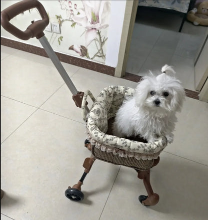 2026 Foldable Pet Stroller for Small Dogs & Cats