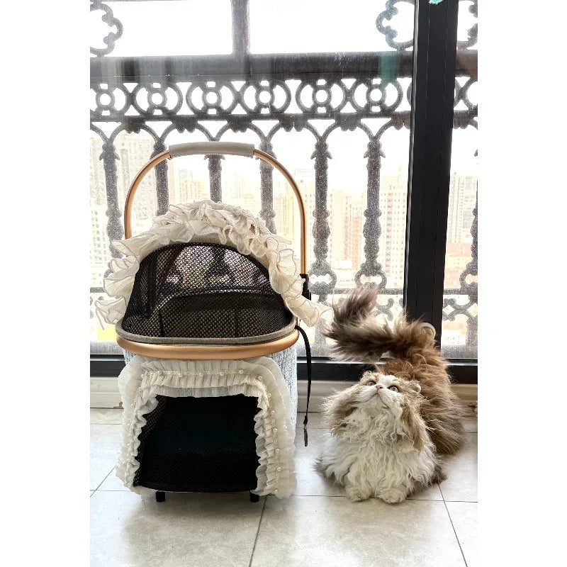 3-in-1 Luxury Pet Stroller - Waggy World