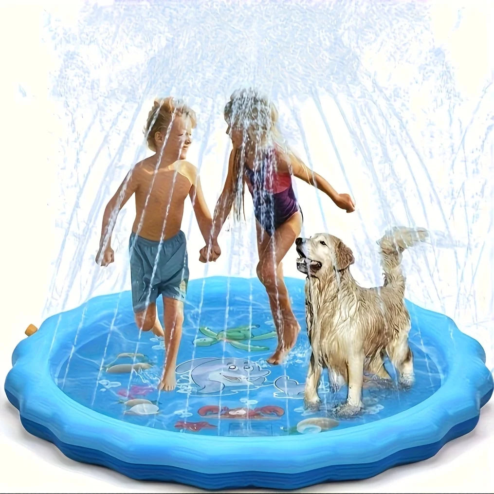 Dog Splash Pool with Sprinkler