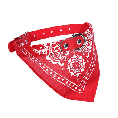 Cat And Dog Collar Triangle Scarf