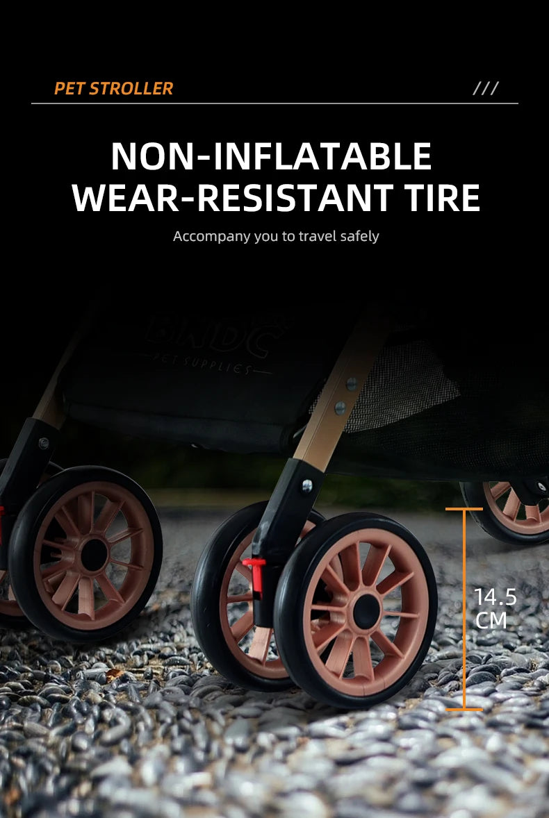 Customized Aluminum Pet Stroller