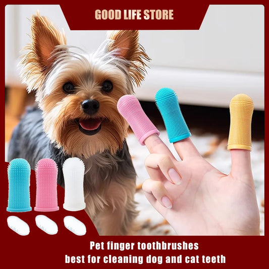 Pet finger toothbrush 3/1pcs