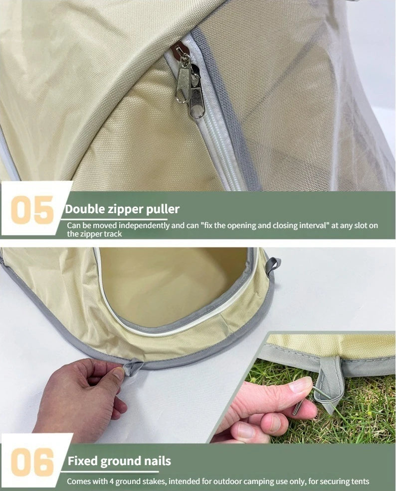 Portable Pop-Up Pet Tent