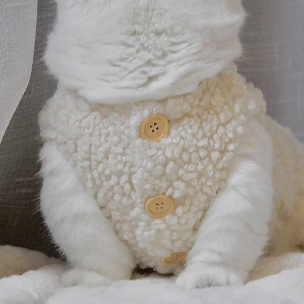 Cat Plush Winter Vest - Waggy World