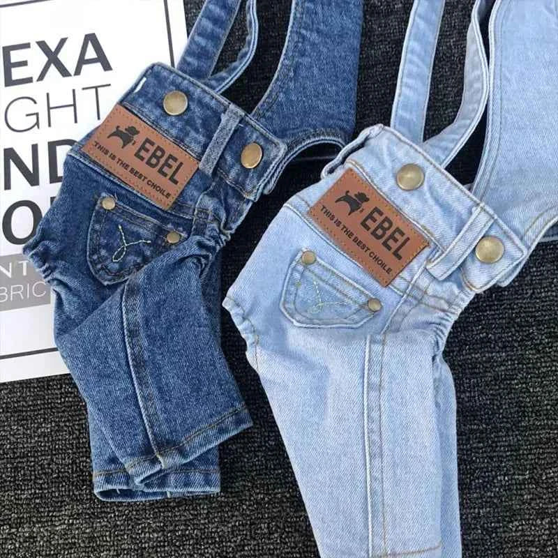 Comfort & Style: Small Breed Denim Cover-All for Adventurous Pets
