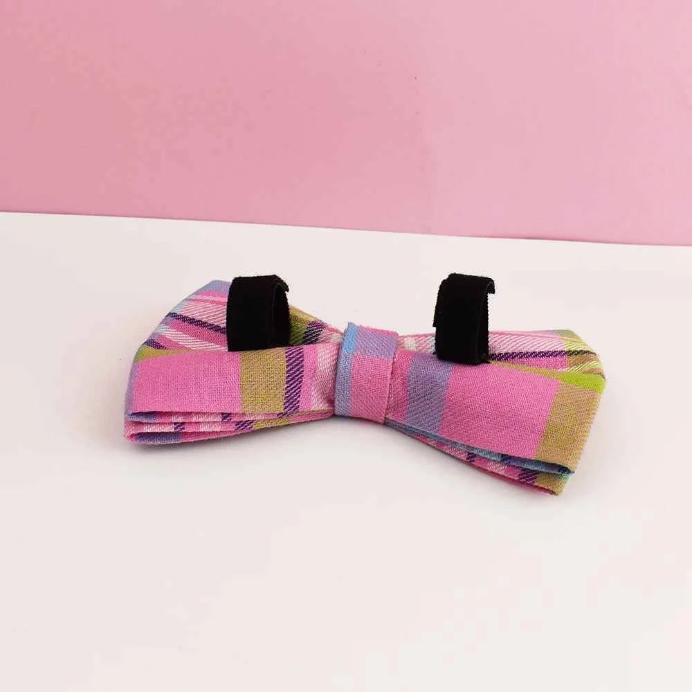 Custom Name Dog Collar with Bowtie — Personalized for All Breeds