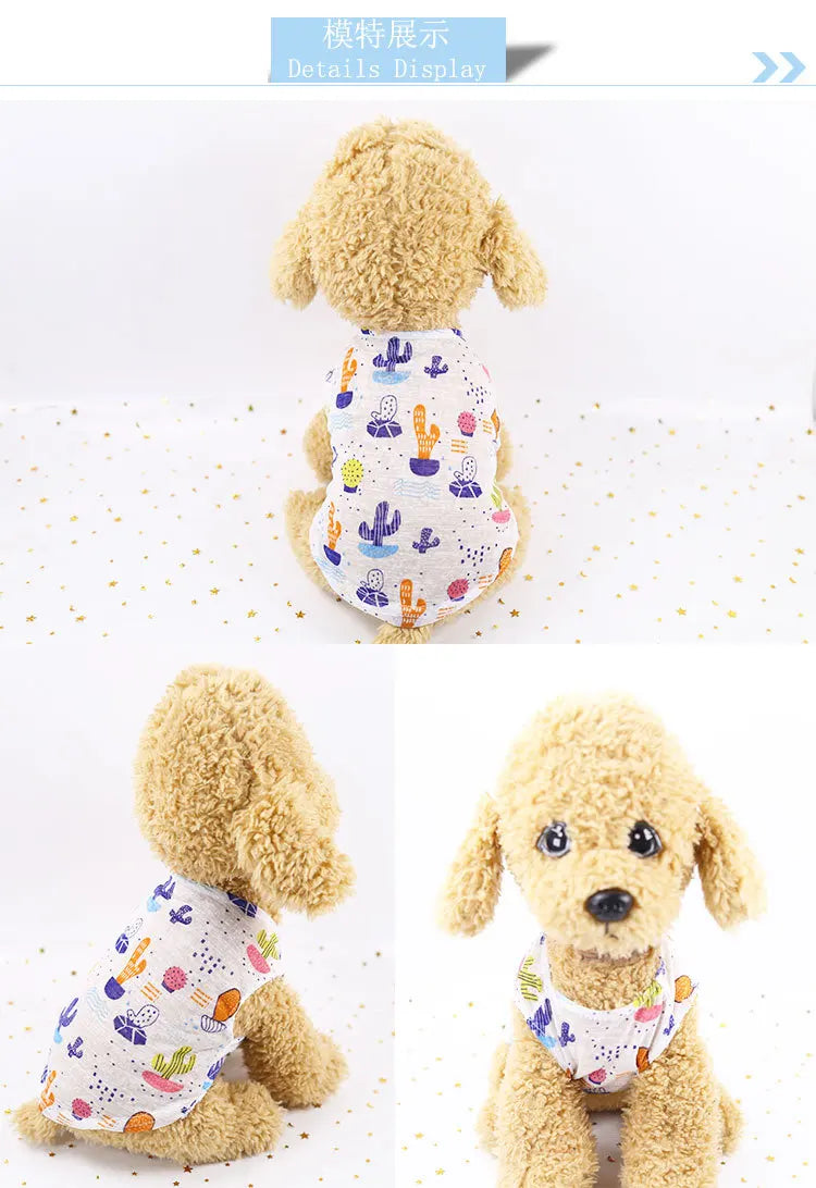 Summer Cat Dog Vest for Small Dogs