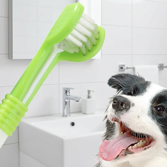 3-Sided Pet Toothbrush