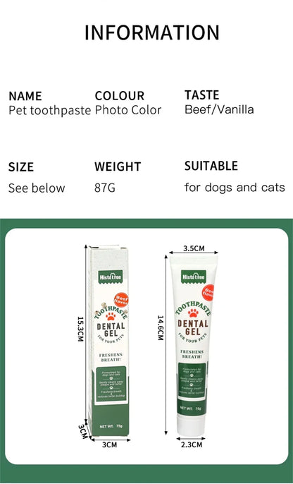 Dental Gel Pet Toothpaste