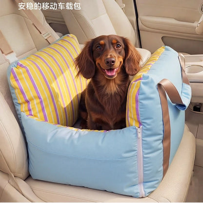 Pet Car Bed for Small Dogs & Cats