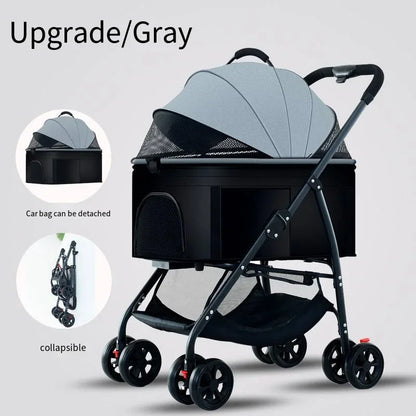 3-in-1 Foldable Pet Stroller