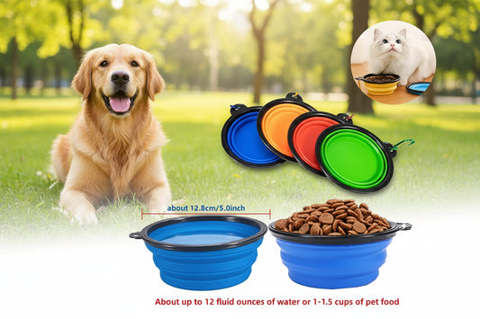 Collapsible Travel Water Bowl