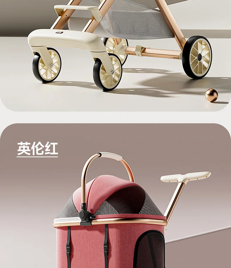 3-in-1 Luxury Pet Stroller