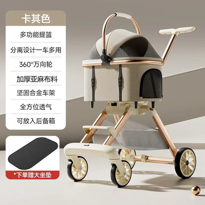 3-in-1 Luxury Pet Stroller