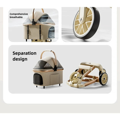 3-in-1 Luxury Pet Stroller