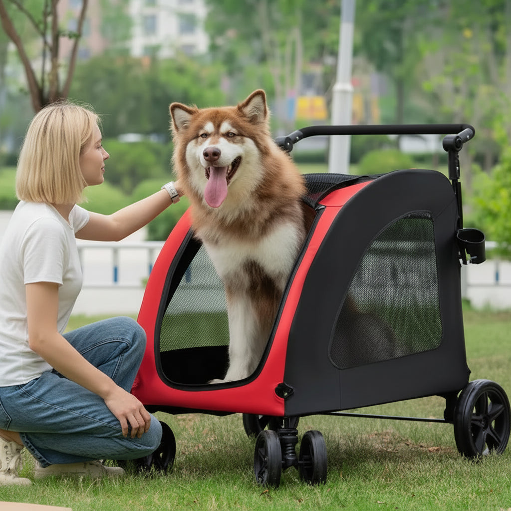 Foldable Pet Cart - Waggy World