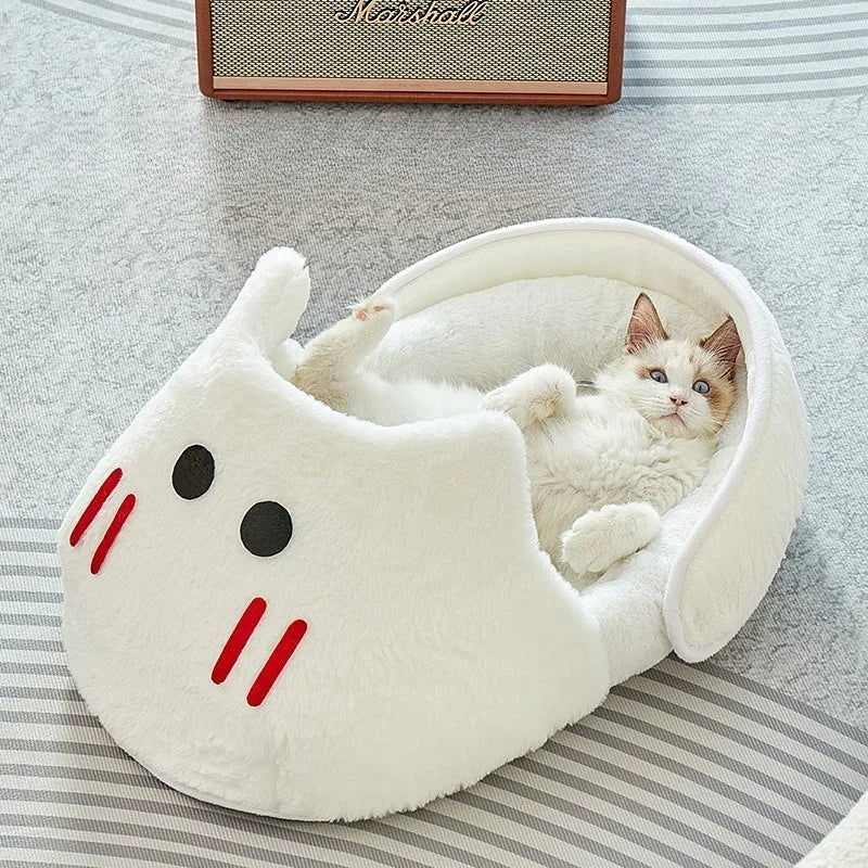 Semi-Enclosed Cat Bed - Waggy World