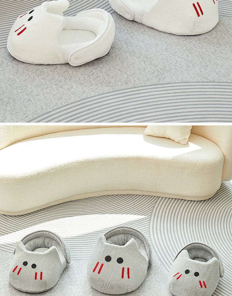 Semi-Enclosed Cat Bed