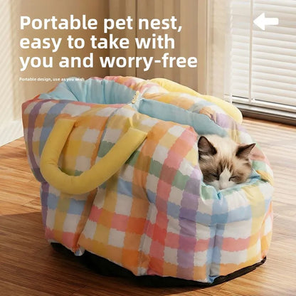 Portable Teddy Bear Pet Carrier
