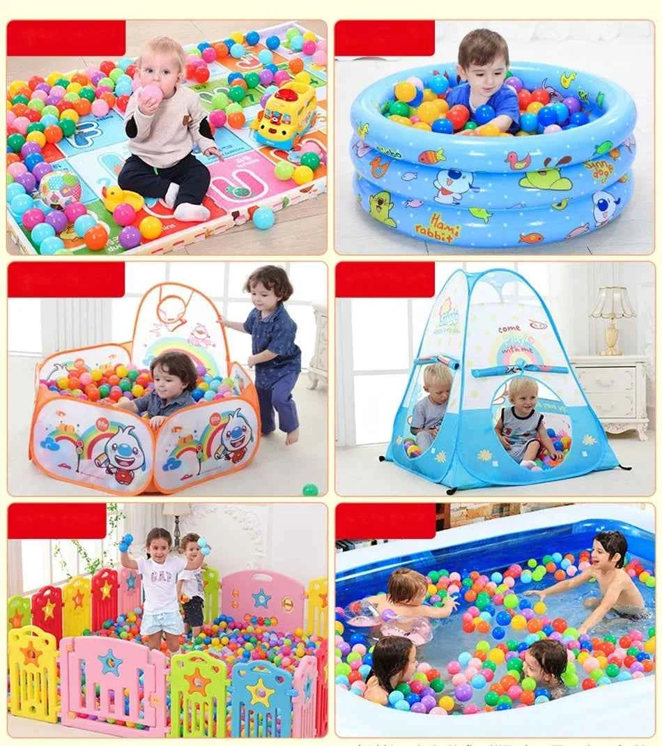 Eco-Friendly Colorful Plastic Pool Balls