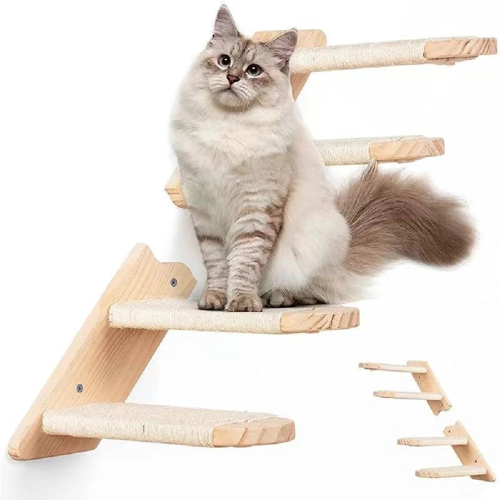 Wooden Climbing Steps