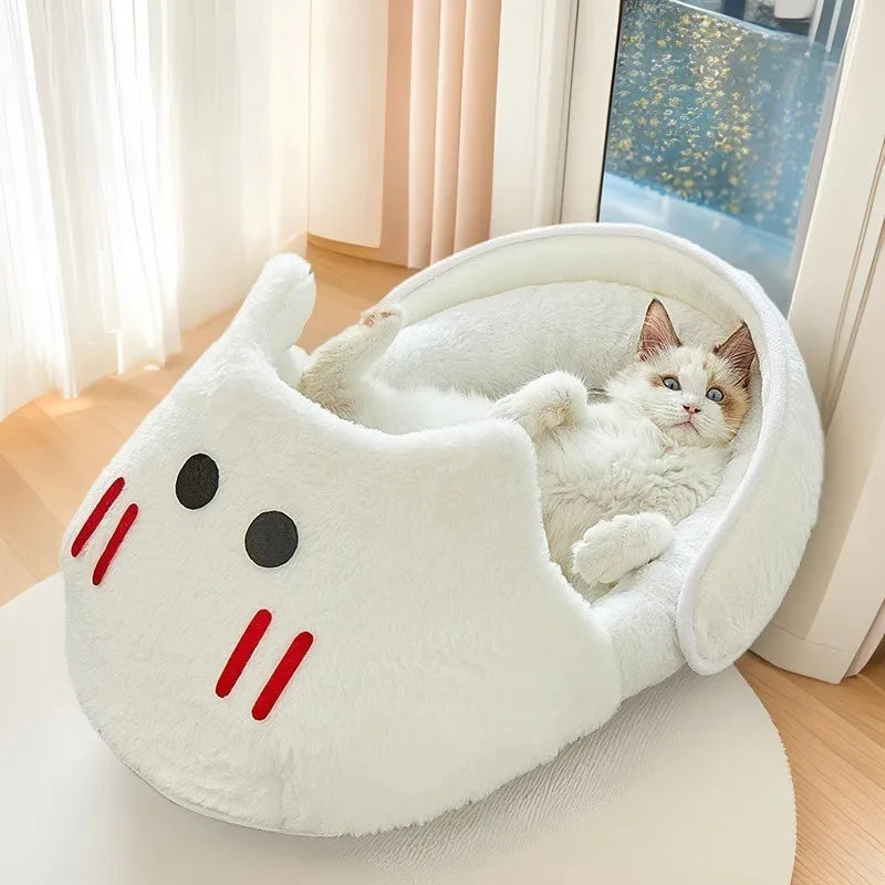 Semi-Enclosed Cat Bed - Waggy World