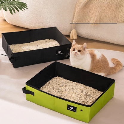 Portable Cat Litter Box Foldable