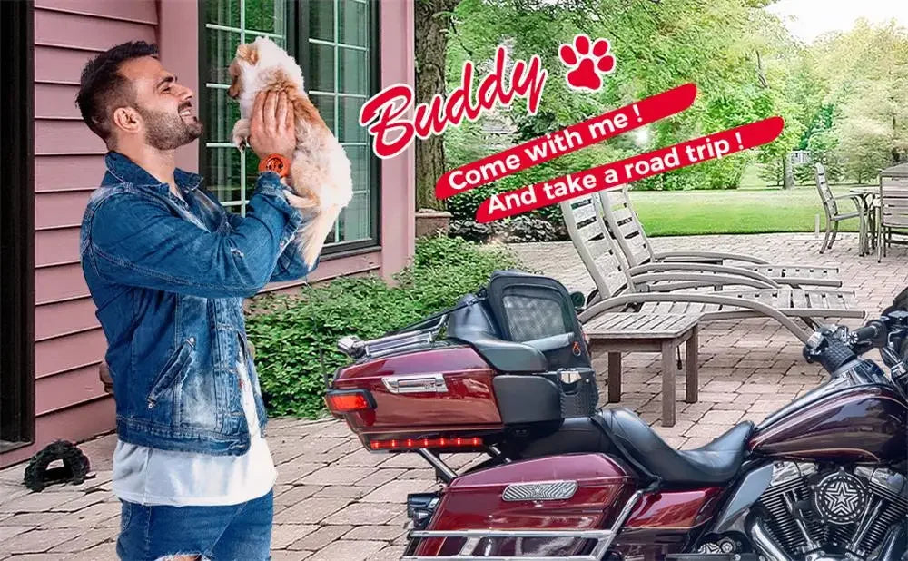 Motorcycle Pet Carrier Backpack