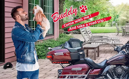 Motorcycle Pet Carrier Backpack