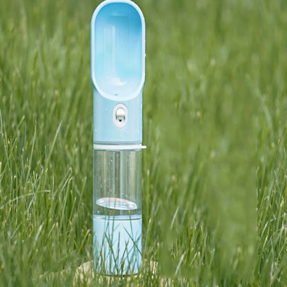 Dog outing water bottle