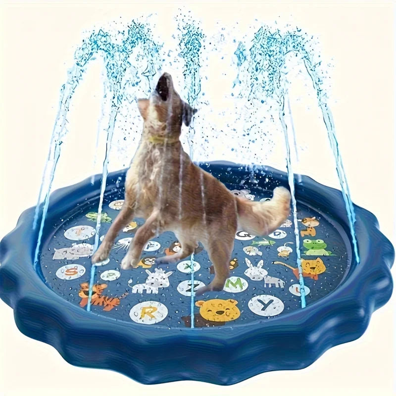 Dog Splash Pool with Sprinkler