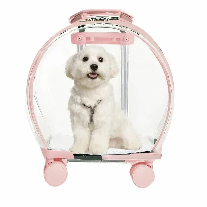 Rolling Pet Carrier Backpack