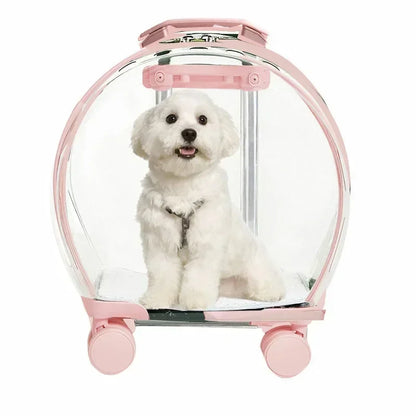 Rolling Pet Carrier Backpack