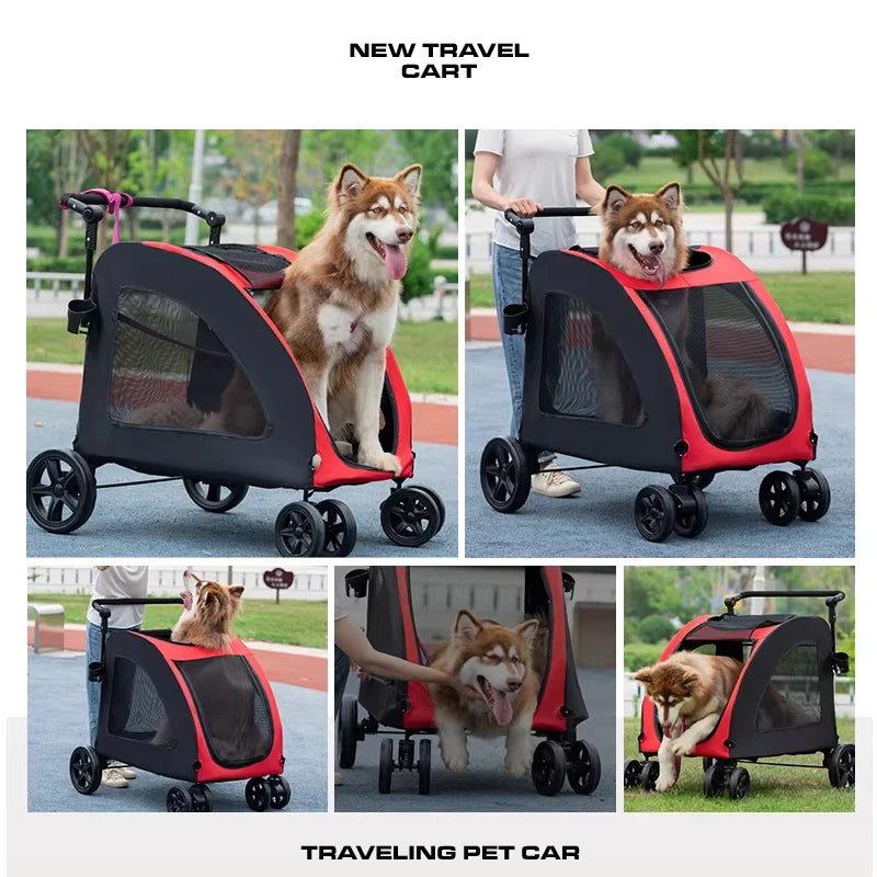 Foldable Pet Cart - Waggy World