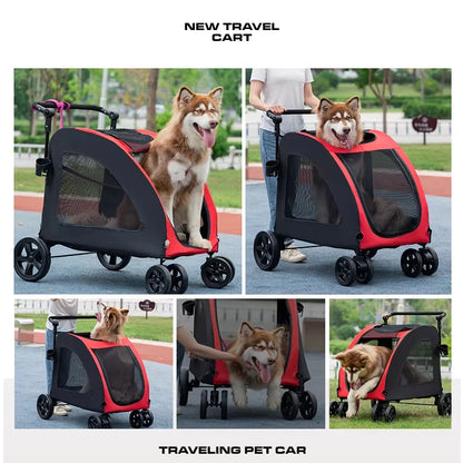 Foldable Pet Cart