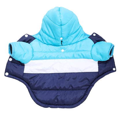 Hoodie Pet Dog Clothes For Small Medium Dogs Cats Winter Windproof Puppy Jacket Warm Fleece Cat Coat Yorkshire Bulldog Clothing