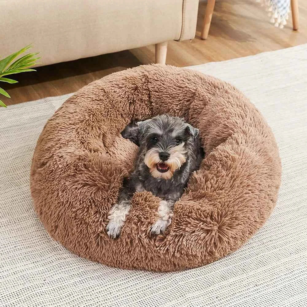 Plush Circle Pet Bed