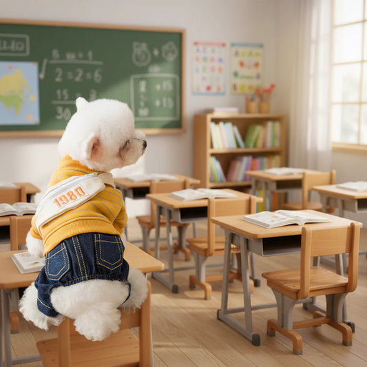pup school outfit