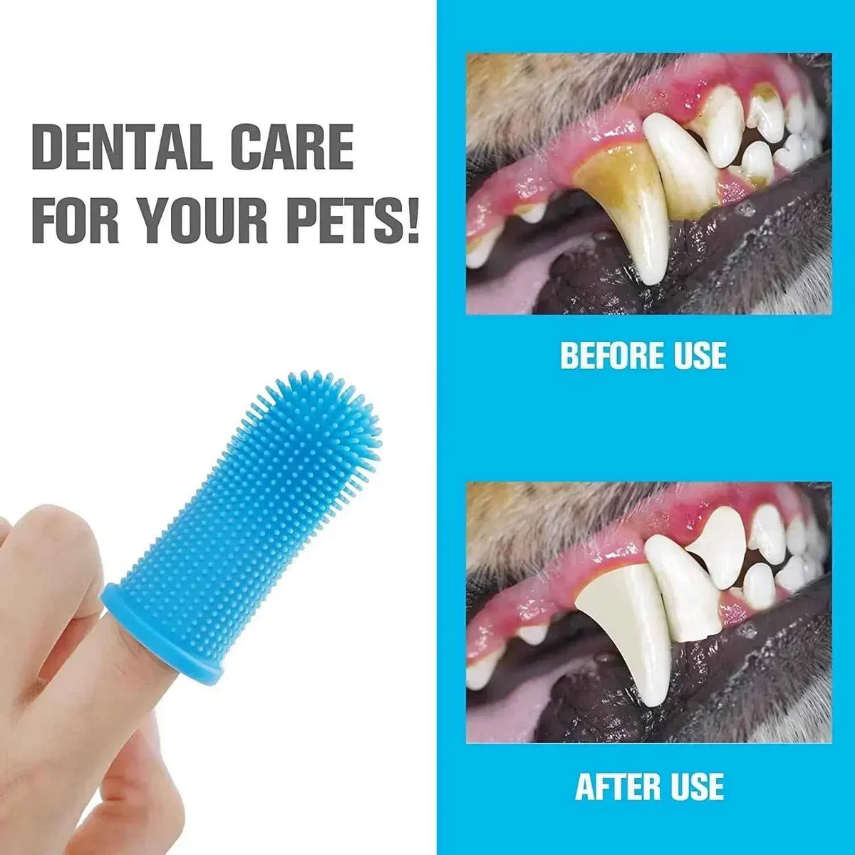 Pet finger toothbrush 3/1pcs