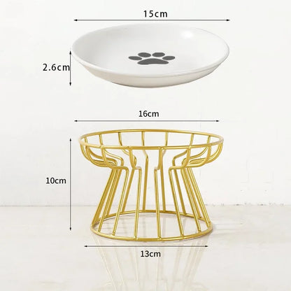 Raised Ceramic Pet Bowl