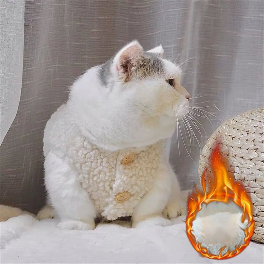 Cat Plush Winter Vest - Waggy World