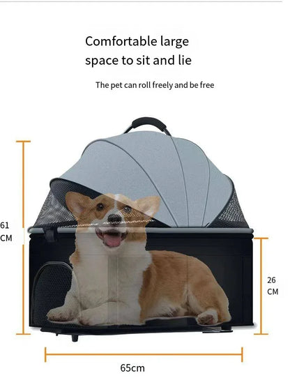 3-in-1 Foldable Pet Stroller