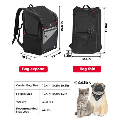 Motorcycle Pet Carrier Backpack